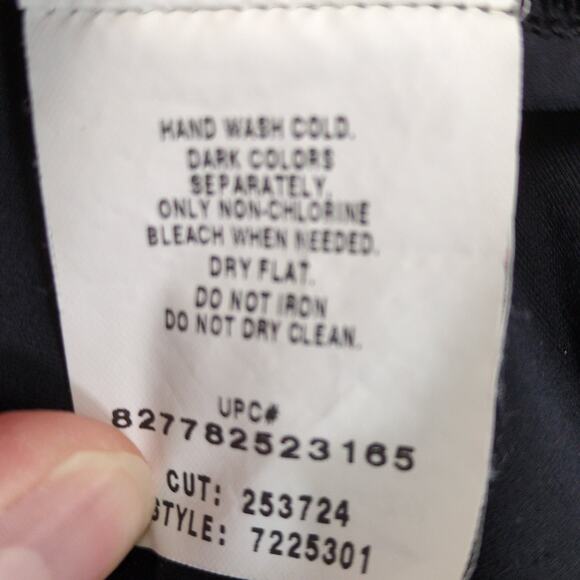 Speedo Women's 12 Black One-Piece Swimsuit Bathing Suit Sheer Waist Panel Hi-Cut - Picture 6 of 6